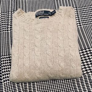 Polo Ralph Lauren100% Cashmere Cable Knit Sweater